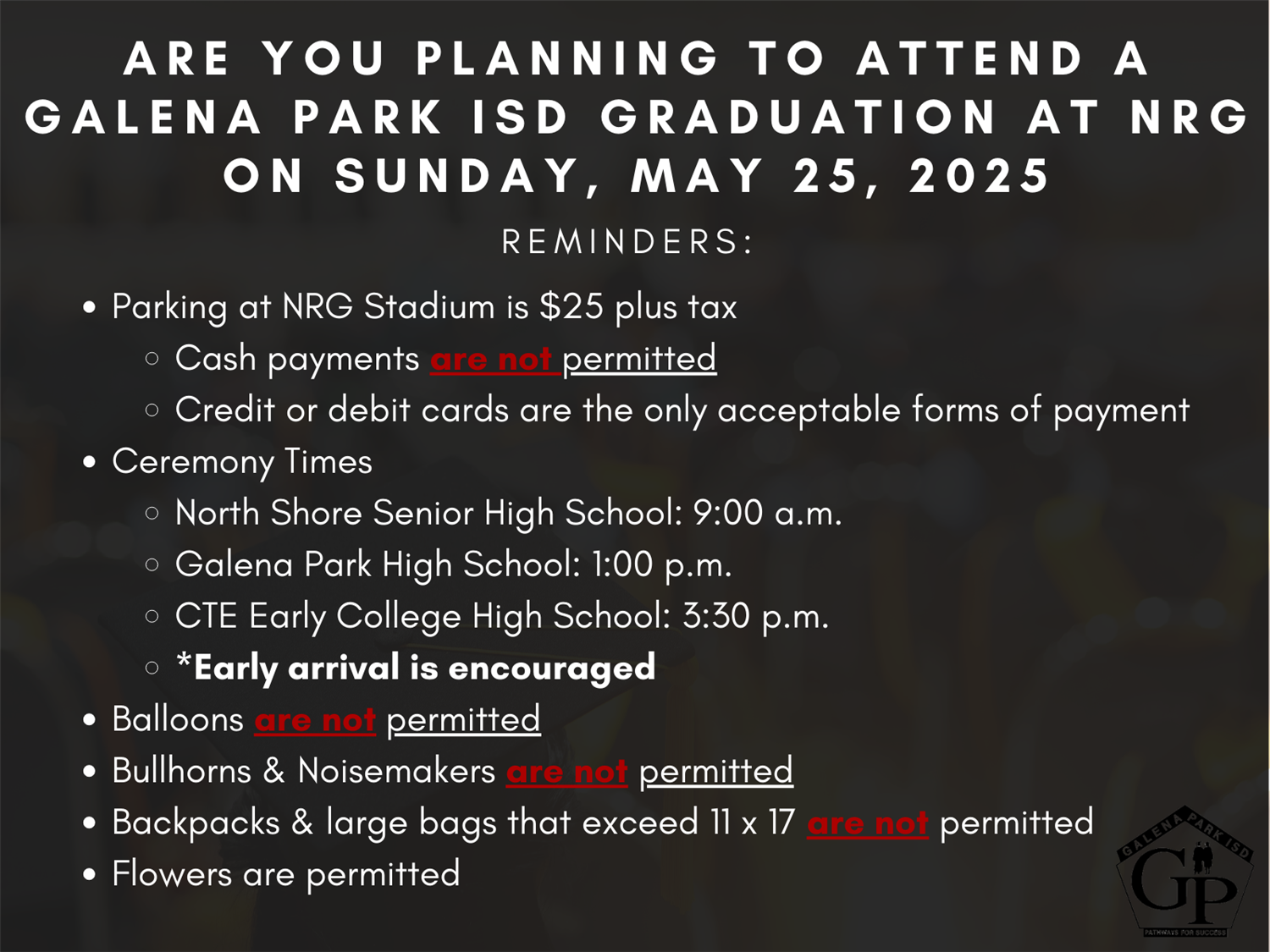 Graduation NRG Information